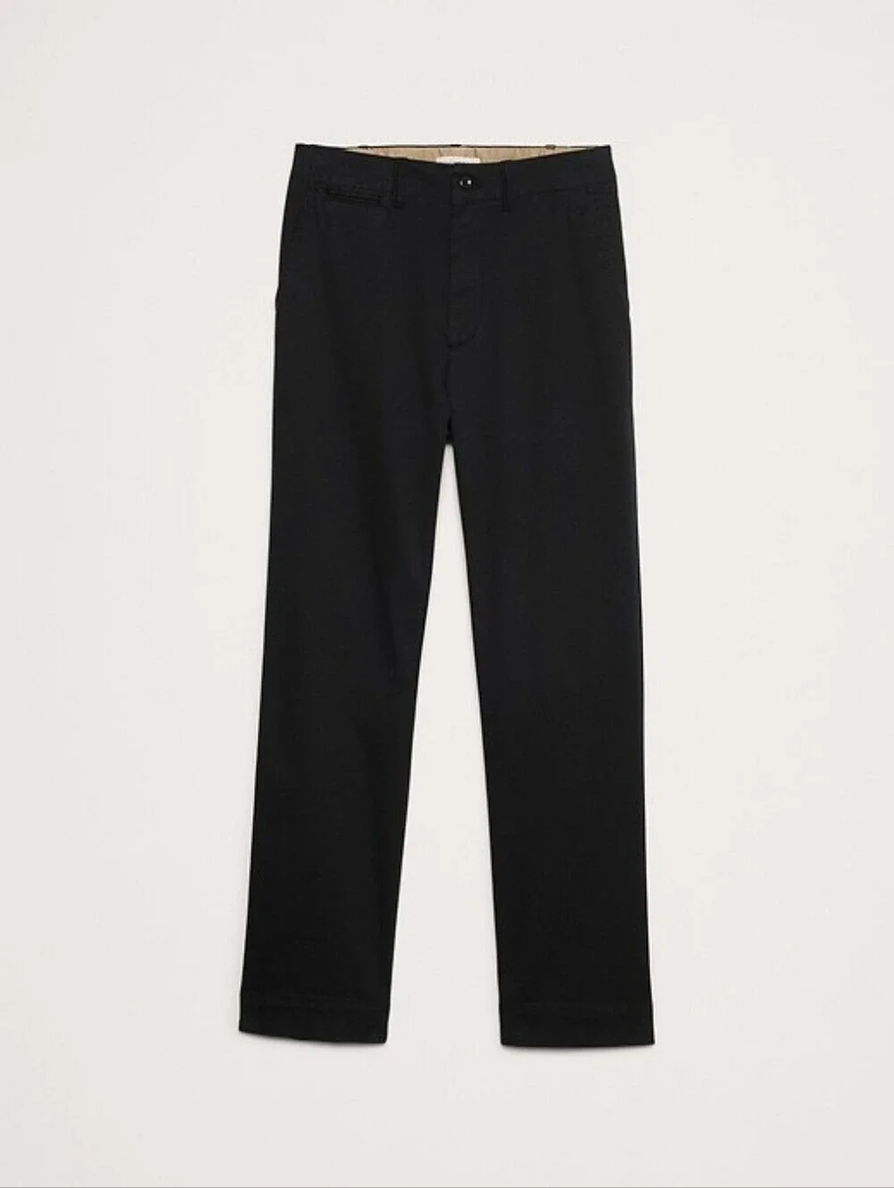 Banana Republic Men’s Relaxed Stretch Chino Pants Black 33x32 Work Casual NWT
